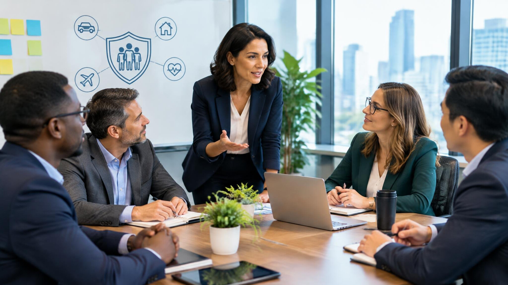 insurance team meeting