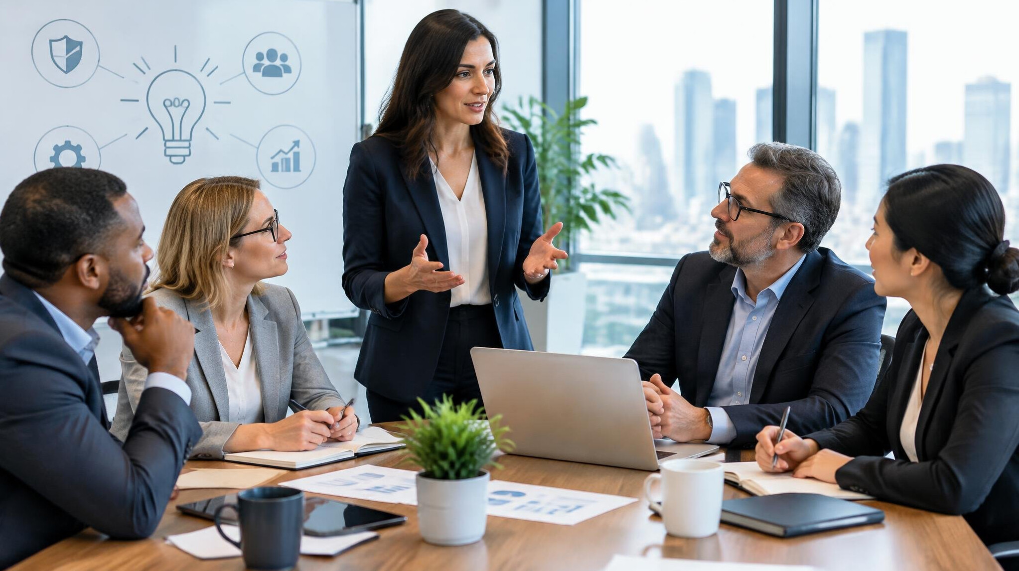 insurance team meeting